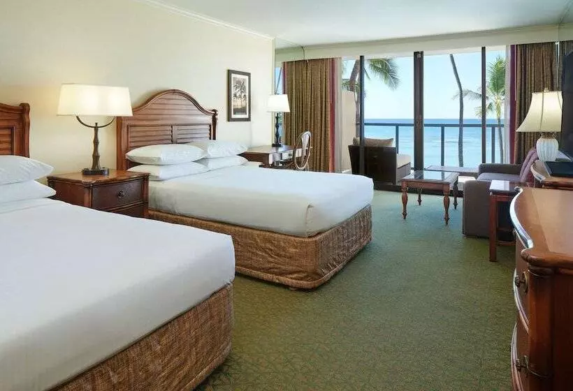 ２ダブルベッドのスタンダードルーム, Outrigger Waikiki Beach Resort