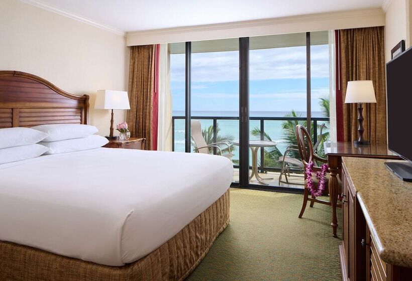 غرفة كلوب مطلة على البحر, Outrigger Waikiki Beach Resort