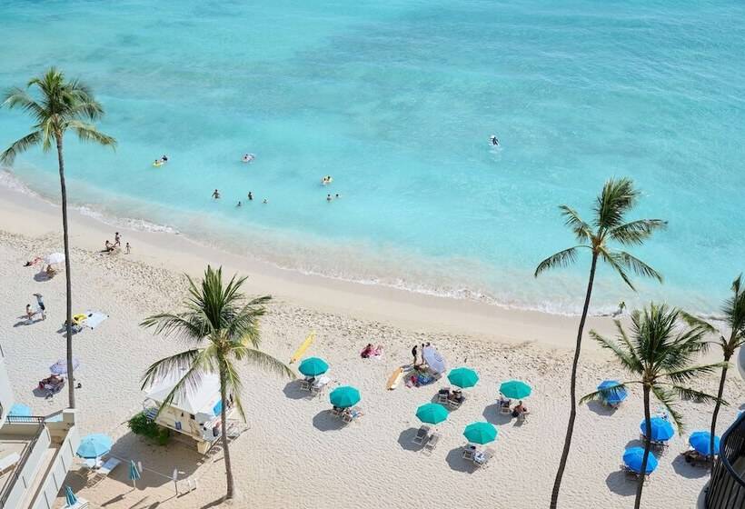 带海景的俱乐部房间, Outrigger Waikiki Beach Resort
