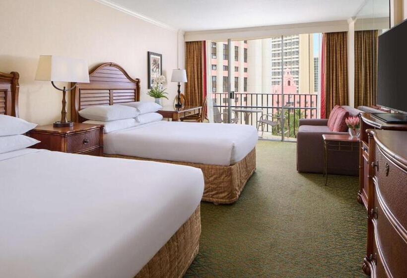 غرفة كلوب بإطلالة جانبية على البحر, Outrigger Waikiki Beach Resort