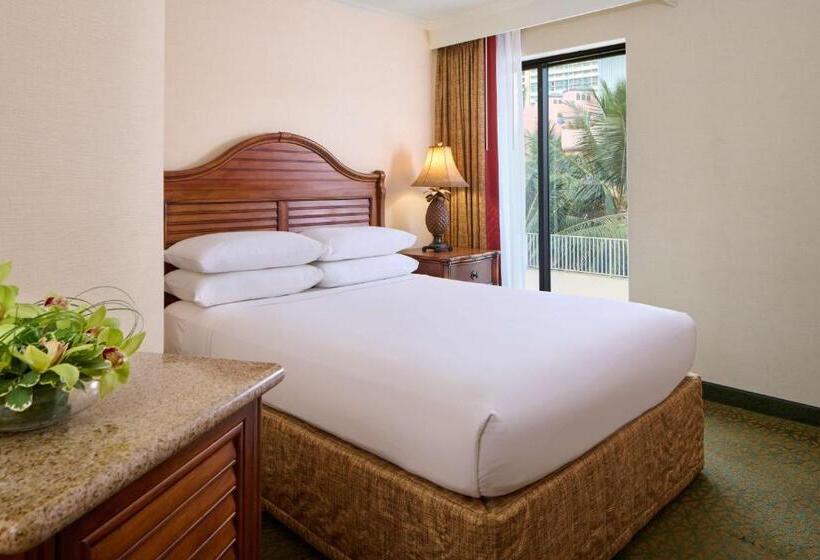 俱乐部套房海洋风景, Outrigger Waikiki Beach Resort
