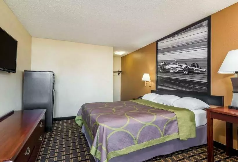Standard-huone 2 Parivuodetta, Super 8 By Wyndham Indianapolis/ne/castleton Area
