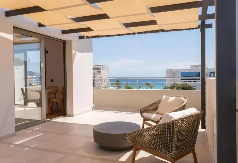 オーシャンビューデラックスルームバルコニー付き, Marins Beach Club - Adults Only