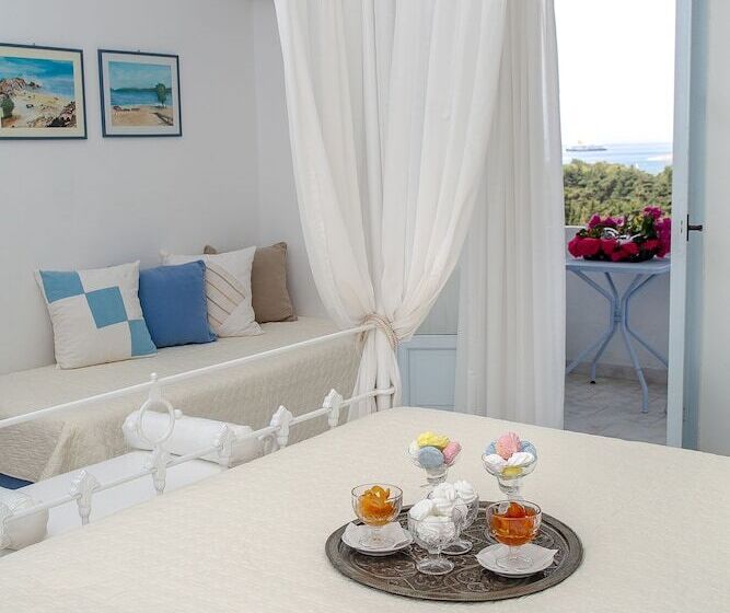 小型套房带海景, Pyrgaki