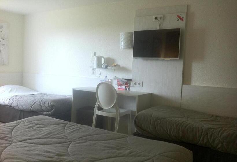 スーペリアの４人部屋, The Originals City, Hôtel Alizéa, Le Mans Nord