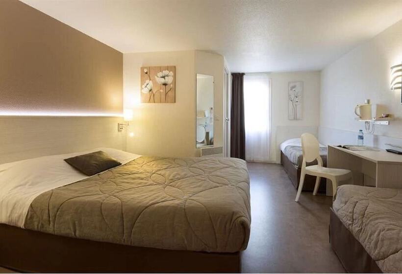 スーペリアの４人部屋, The Originals City, Hôtel Alizéa, Le Mans Nord