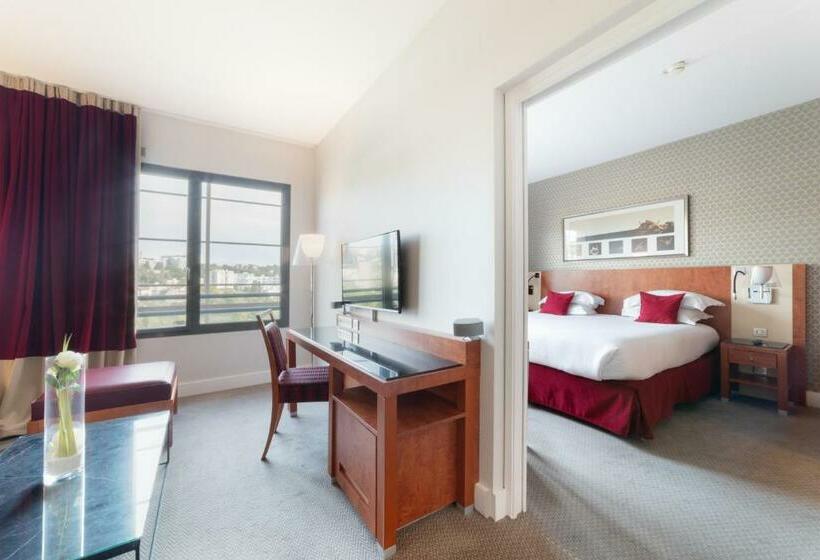 سوئیت با چشمانداز رودخانه, Crowne Plaza Lyon   Cité Internationale