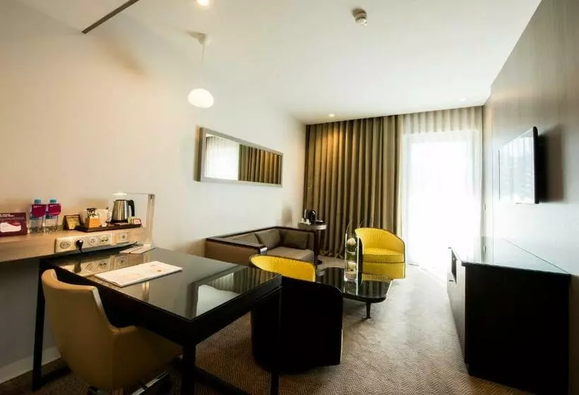 سوئیت با چشم‌انداز رودخانه, Crowne Plaza Lyon   Cité Internationale