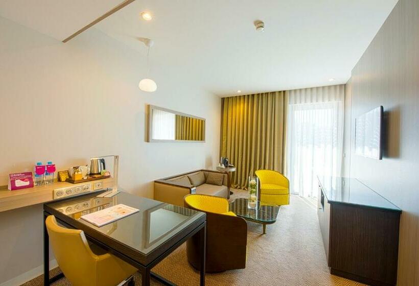 سوئیت با چشمانداز رودخانه, Crowne Plaza Lyon   Cité Internationale