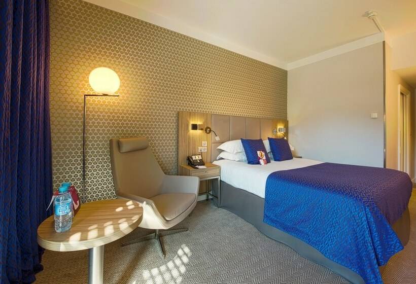 스탠다드 룸 더블 침대 공원 전망, Crowne Plaza Lyon   Cité Internationale