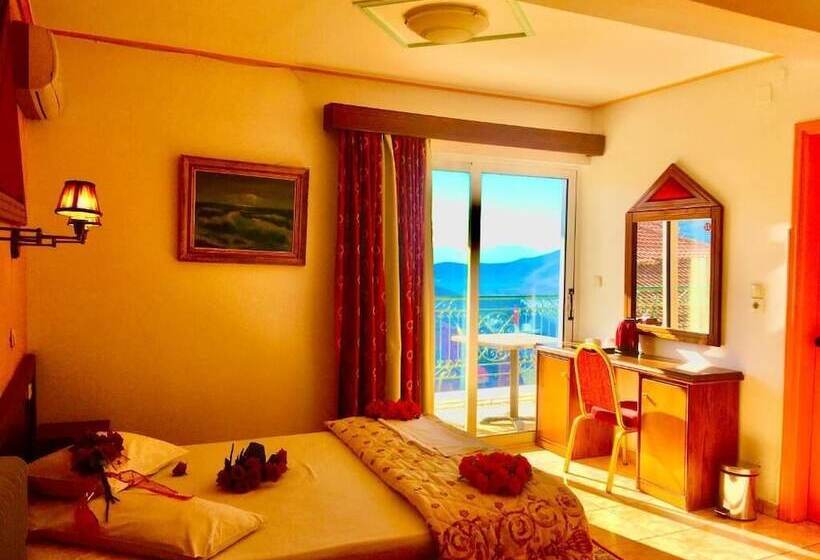 חדר סטנדרט נוף לים, Delphi Aiolos Center Hotel Panoramic View&yoga Harmony Hotel&rooms