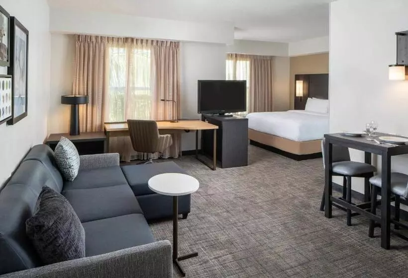 キングサイドベッドのスタンダードワンルーム, Residence Inn By Marriott Cape Canaveral Cocoa Beach