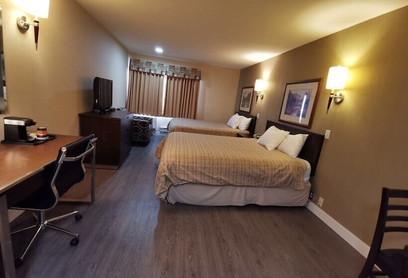 带2个双人床的标准工作室, Rodeway Inn & Suites