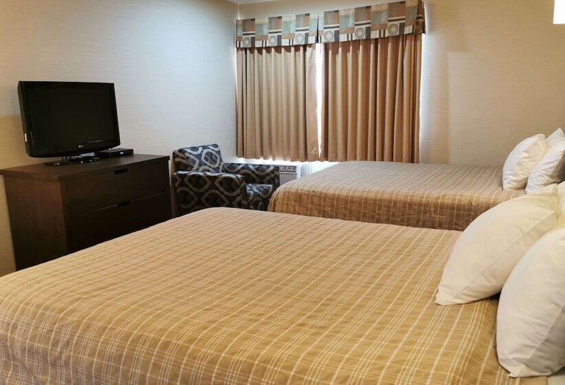 带2个双人床的标准工作室, Rodeway Inn & Suites