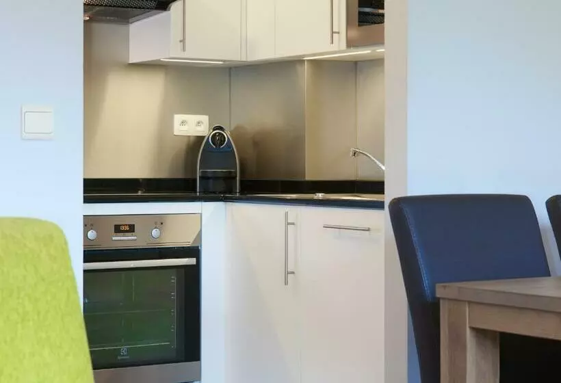 Huoneisto 1 Makuuhuone, Thon Hotel Residence Parnasse Apart
