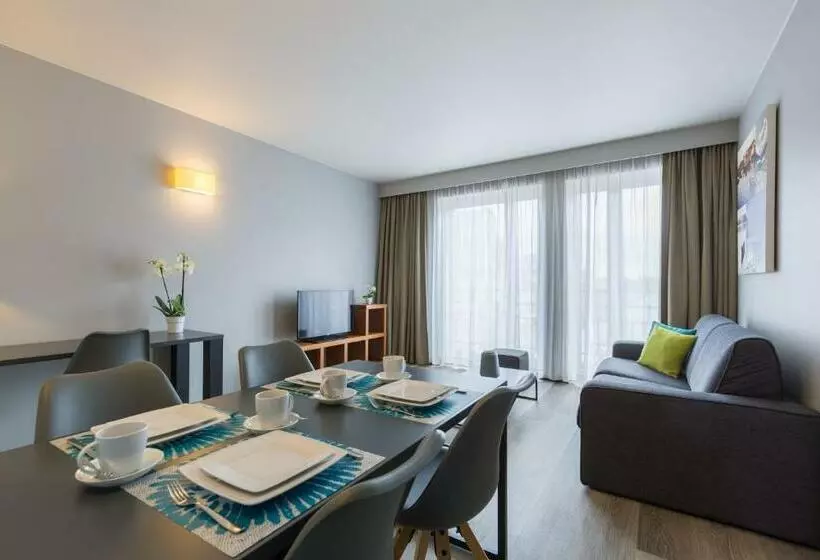 Huoneisto 1 Makuuhuone, Thon Hotel Residence Parnasse Apart