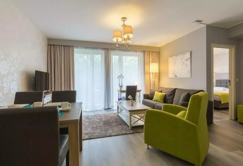 Huoneisto 1 Makuuhuone, Thon Hotel Residence Parnasse Apart