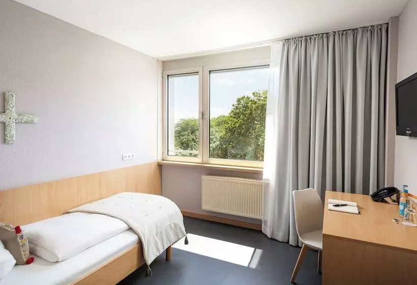 エコノミーシングルルーム, Mainhaus Stadthotel Frankfurt
