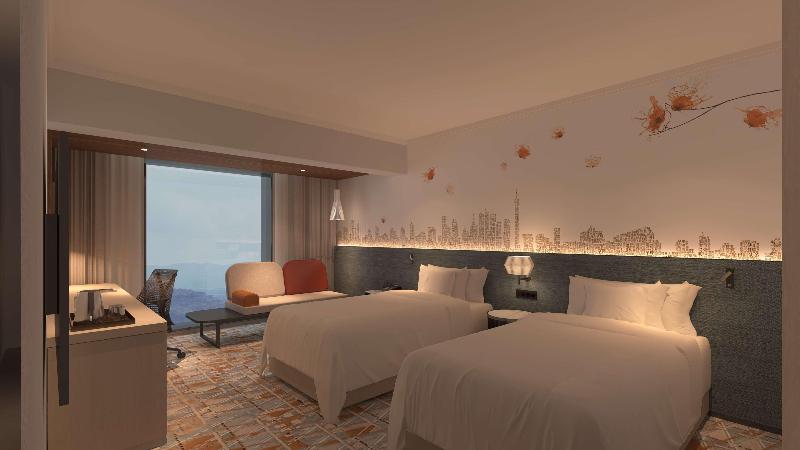 Номер Стандарт Вид на Город, Hilton Garden Inn Guangzhou Tianhe