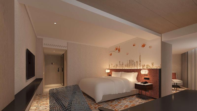 Люкс Кровать Кинг, Hilton Garden Inn Guangzhou Tianhe