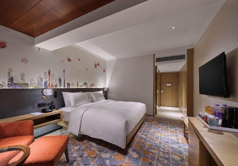 اتاق استاندارد با تخت بزرگ, Hilton Garden Inn Guangzhou Tianhe