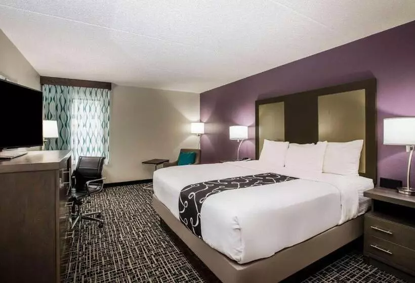 キングサイズベッドのデラックスルーム, La Quinta Inn By Wyndham Davenport & Conference Center