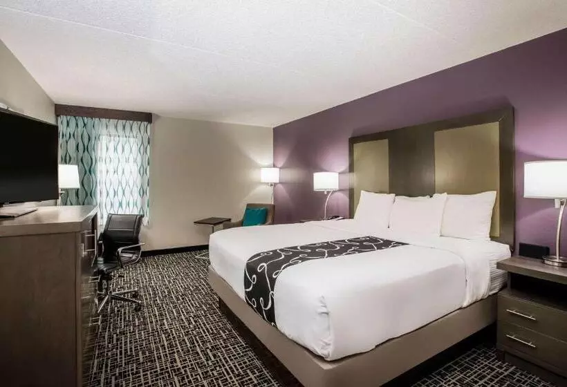 キングサイズベッドのデラックスルーム, La Quinta Inn By Wyndham Davenport & Conference Center