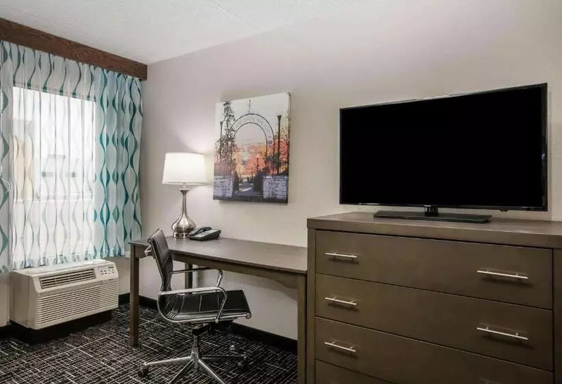 キングサイズベッドのデラックススイート, La Quinta Inn By Wyndham Davenport & Conference Center