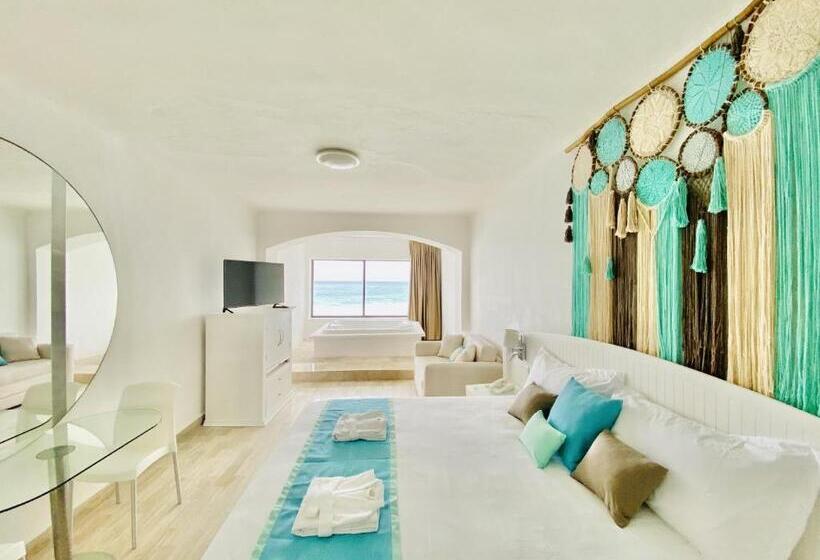 جناح جونيور مطلّ علي البحر, Cyan Cancun Resort & Spa
