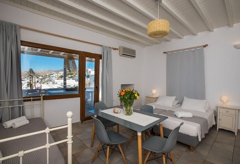 דירת חדר נוף לים, Madres Houses