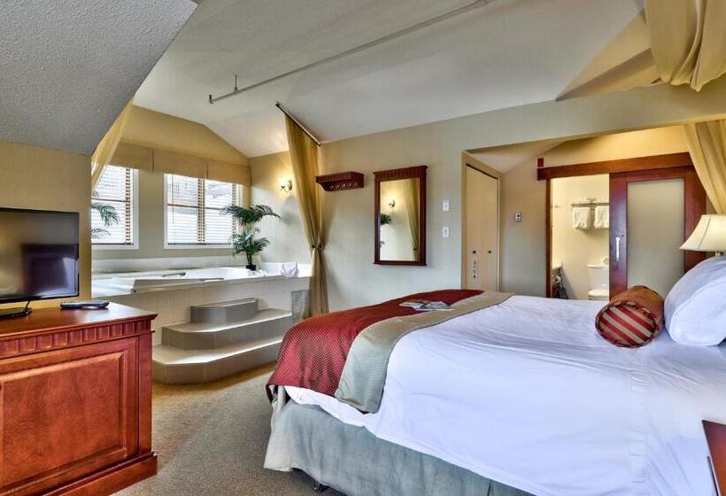 带大床的套房, Sun Peaks Lodge
