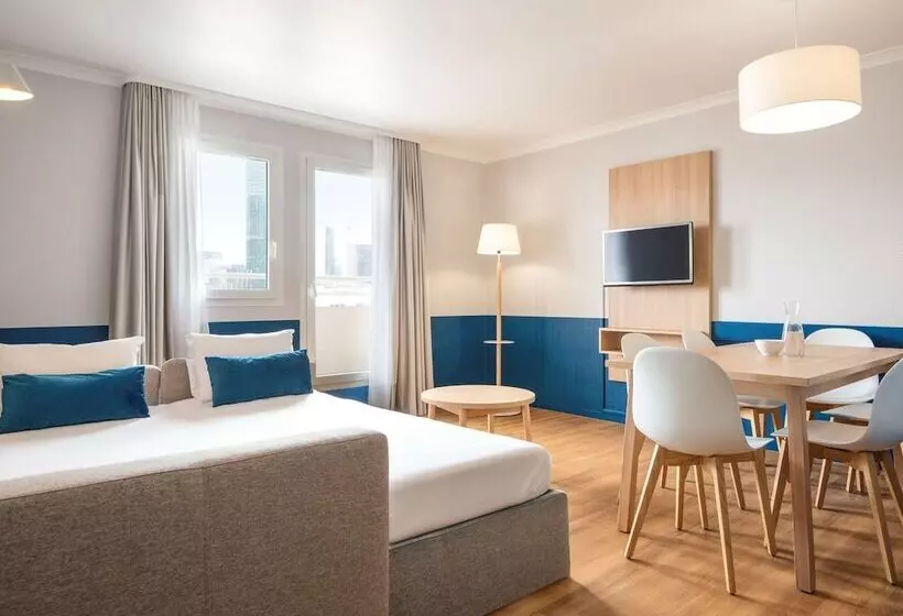 Huoneisto 1 Makuuhuone, Aparthotel Adagio La Défense Kléber