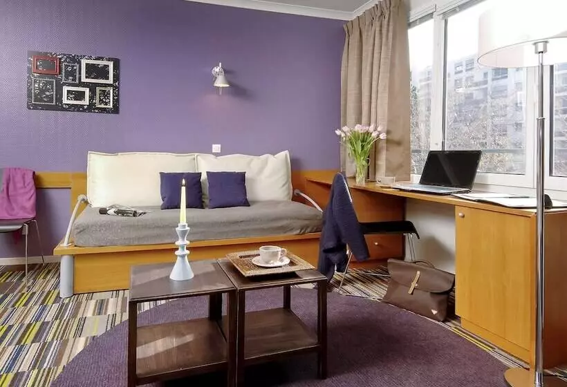 Huoneisto 2 Makuuhuonetta, Aparthotel Adagio La Défense Kléber