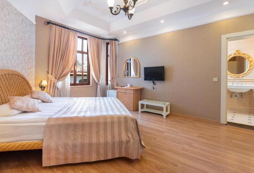 اتاق لوکس با چشم‌انداز باغ, Aspen Hotel Kaleiçi