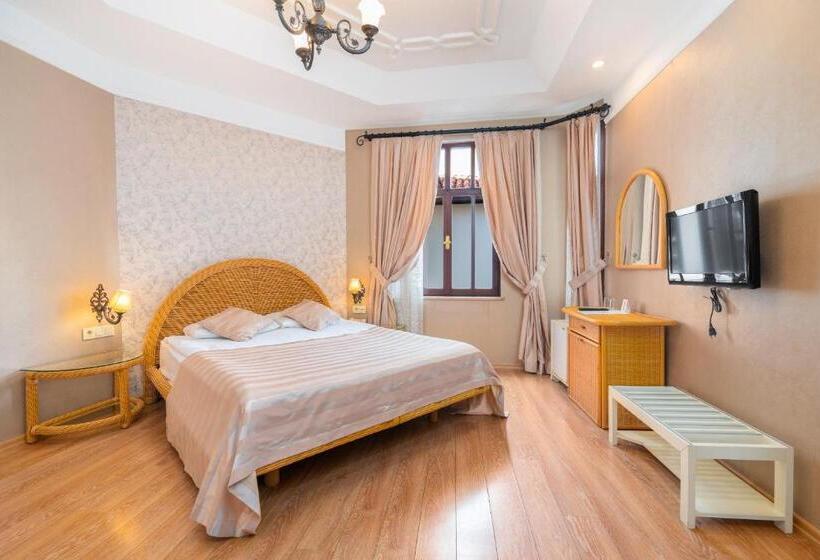 اتاق لوکس با چشم‌انداز باغ, Aspen Hotel Kaleiçi