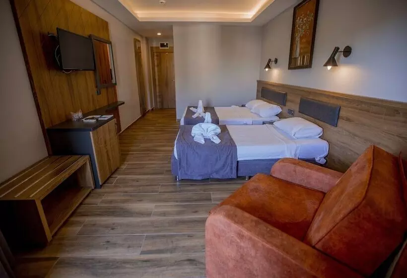 اتاق استاندارد با چشم‌انداز استخر, Fatih Hotel Kleopatra