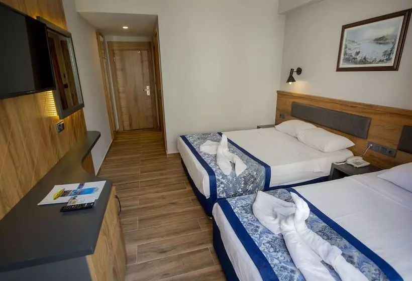 اتاق استاندارد با چشم‌انداز استخر, Fatih Hotel Kleopatra