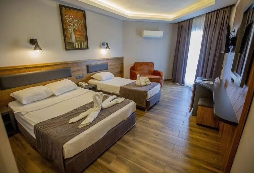 اتاق استاندارد با چشم‌انداز استخر, Fatih Hotel Kleopatra