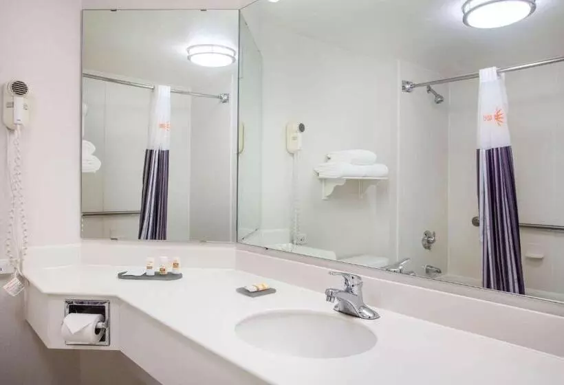 身障者適用キングサイズベッドルーム, La Quinta By Wyndham Charlotte Airport South