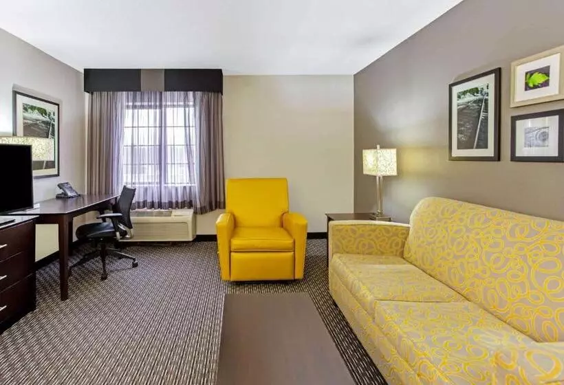キングサイズベッドのスイートルーム, La Quinta By Wyndham Milwaukee Delafield