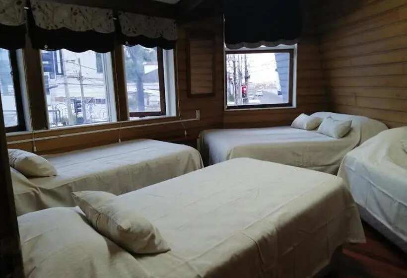 浴室共有ファミリールーム, Hostal Copiapó Puerto Montt
