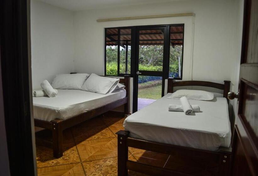 חדר סטנדרט לארבעה, Finca Hotel Mirador Del Bambú