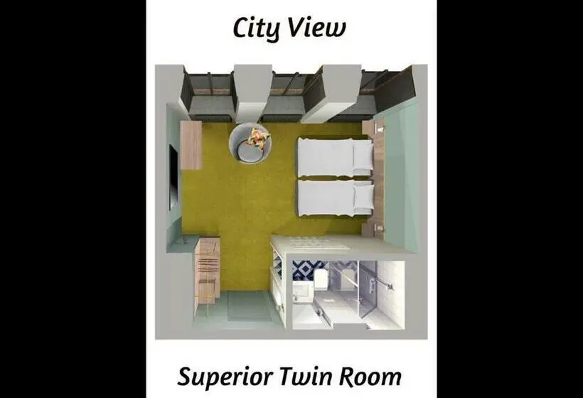 シティビューのスーペリアルーム, Four Rooms City