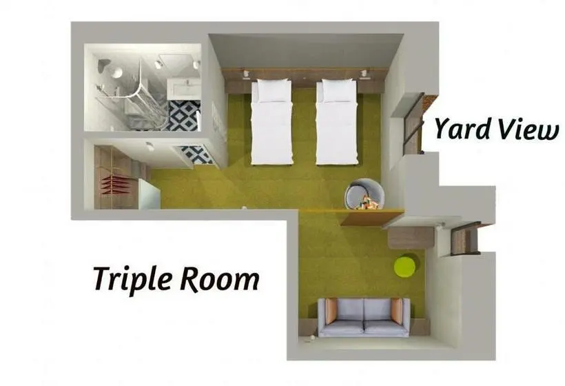 ガーデンビュースーペリアールーム, Four Rooms City