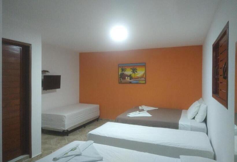 4인용 스탠다드 룸, Pousada Mar De Miroca