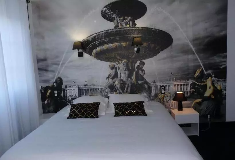 اتاق استاندارد با تخت بزرگ, Hôtel Patton