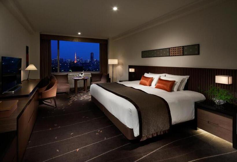 带观景和大床的豪华房间, The Prince Sakura Tower Tokyo, Autograph Collection