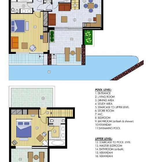 침실 2개 스위트, Elounda Peninsula Luxury Resort, Six Senses Spa