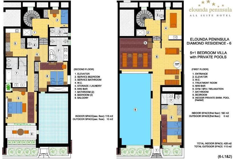 غرفة قياسية, Elounda Peninsula Luxury Resort, Six Senses Spa