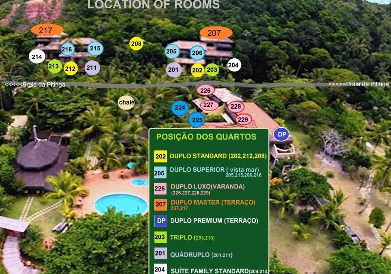 غرفة بريميوم مطلّة علي البحر, Privillage Praia Pousada De Charme